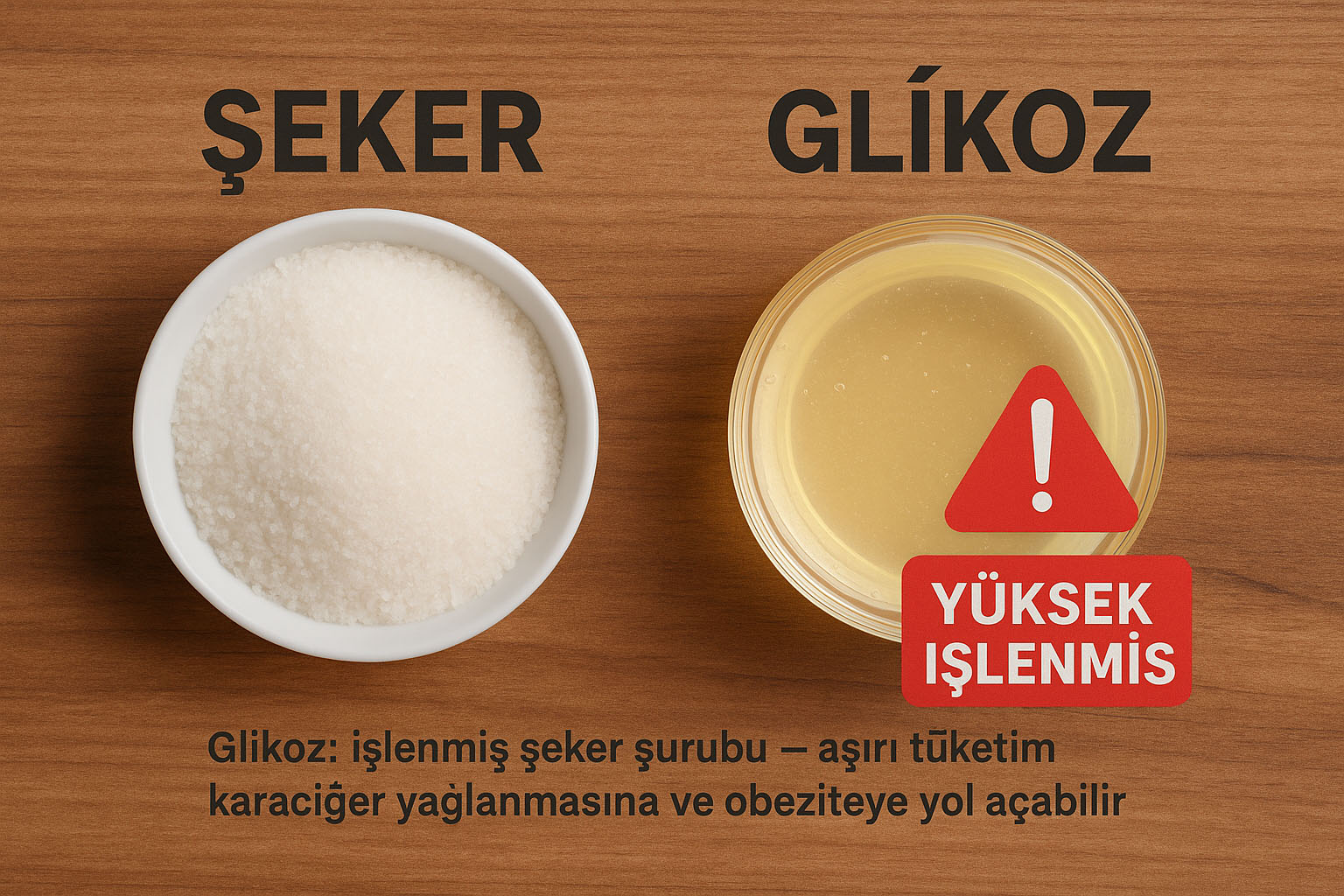 Şeker ve glikoz farkı